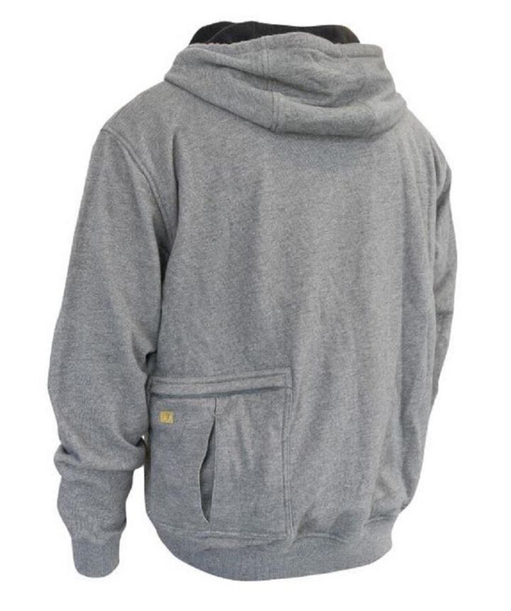 DEWALT Heavy Duty Hoodie French Terry Heather Gray 2X (Bare Tool), large image number 9