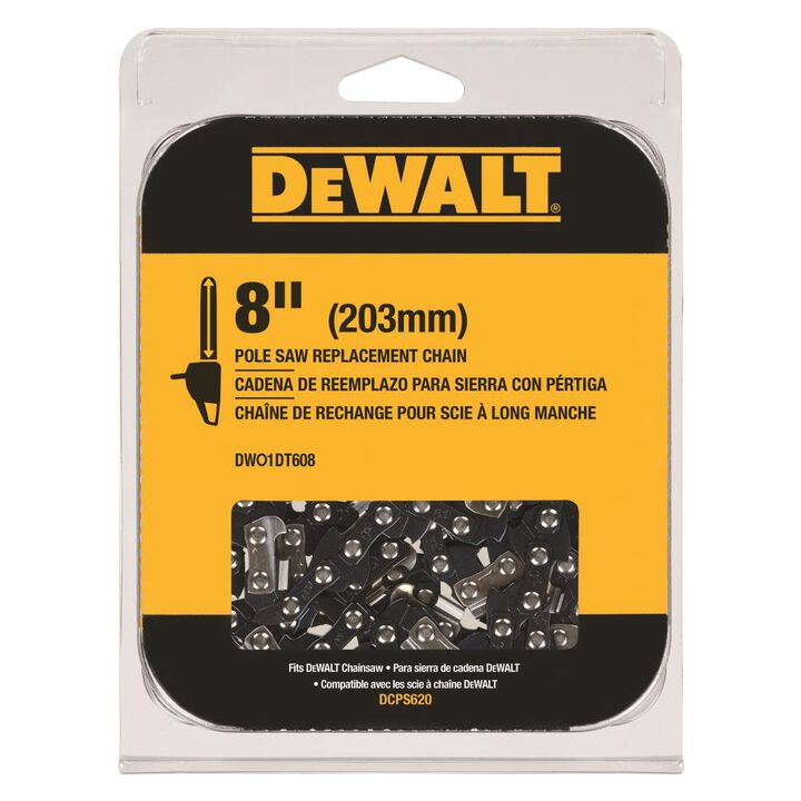 DEWALT 8 Inch Pole Saw and Pruner Chain Replacement