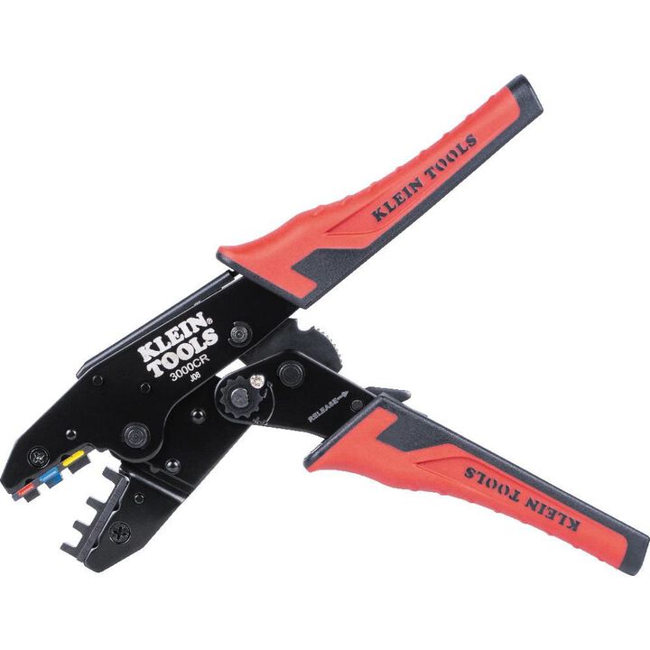Klein Tools Ratcheting Crimper Set, 10-22 AWG Terminals, large image number 1