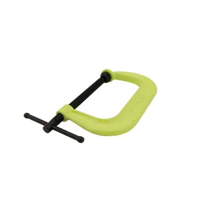 Wilton Drop Forged Hi Vis C-Clamp 0 In. to 3 In. Jaw Opening 2-1/2 In. Throat Depth