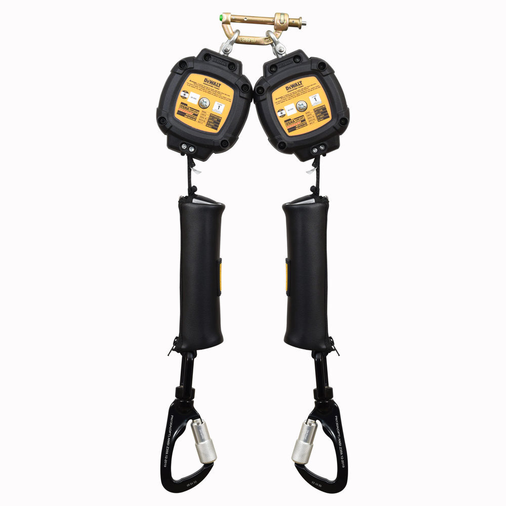 DEWALT Personal Self Retracting Lifeline Twin Aluminum Snap Hook, large image number 2