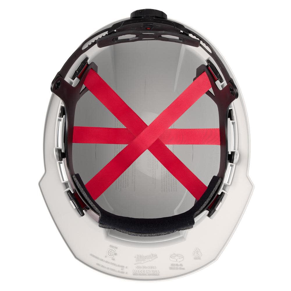 Milwaukee Orange Front Brim Vented Hard Hat with 6pt Ratcheting Suspension Type 1 Class C & BOLT USB Cooling Fan Bundle, large image number 8