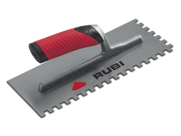 Rubi Tools Steel Notched Trowel 11in 1/2in x 1/2in
