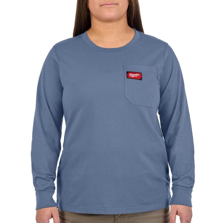 Milwaukee Women's GRIDIRON Pocket T-Shirt - Long Sleeve, swatch