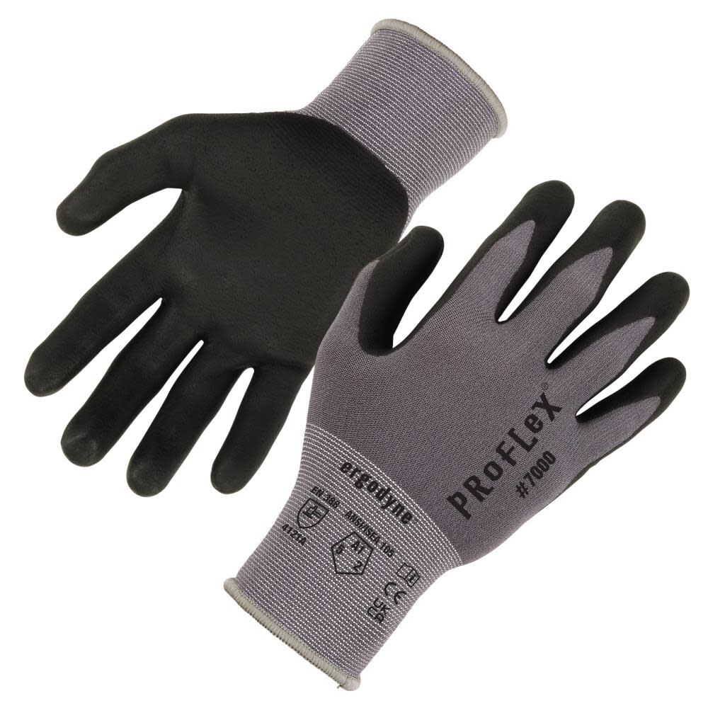 Ergodyne ProFlex 7000 Nitrile Coated Gloves Microfoam Palm, large image number 1
