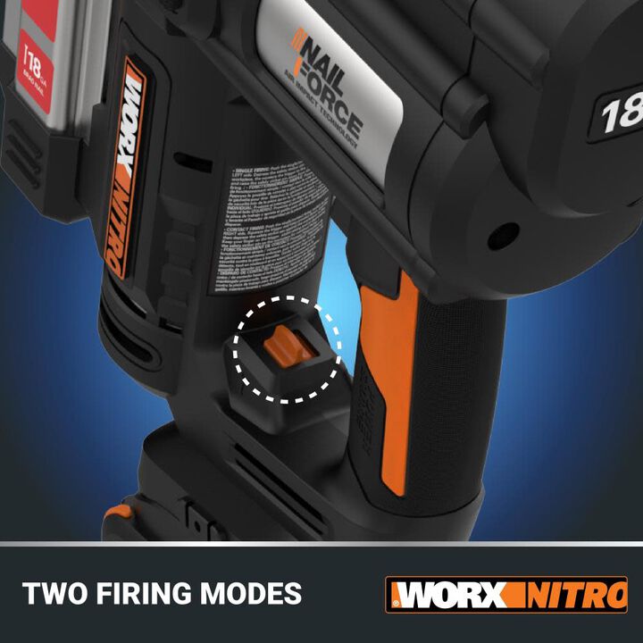 Worx Nitro 20V Power Share Cordless 18 Gauge Brad Gun Kit, large image number 5