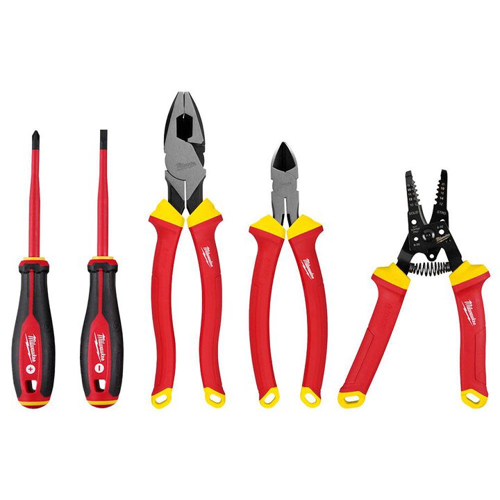 Milwaukee 5 PC 1000V Insulated Hand Tool Set
