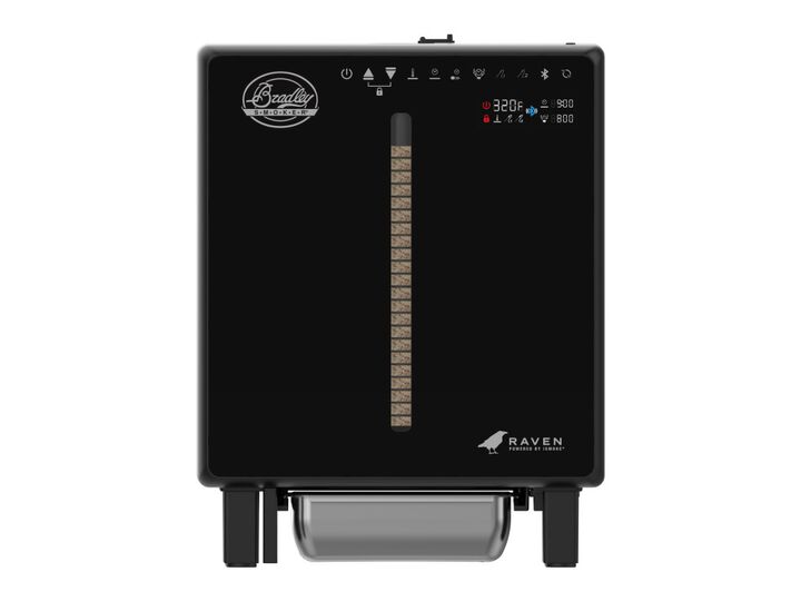 Bradley Smoker Black 4 Racks 4094 BTU Raven Electric Smoker