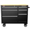 CRAFTSMAN S2000 41 Inch 6-Drawer Workstation Black with Tray & Holder, small image number 4