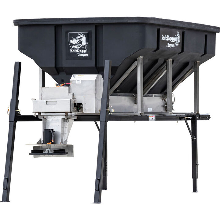 Buyers Products Company 4.0 Cubic Yard Electric Poly Hopper Spreader with Auger