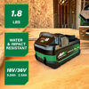 Metabo HPT MultiVolt 18 Volt/36 Volt 5.0Ah/2.5Ah Lithium Ion Battery with Fuel Indicator, small image number 2