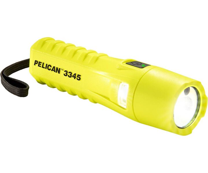 Pelican 3345 Hi-Viz Yellow 280 Lumens Battery Powered LED Flashlight