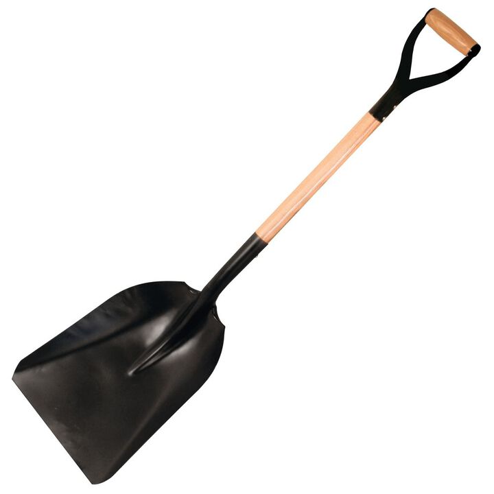 Kraft Tool Co #14 Gauge Tempered Steel Asphalt Scoop with D Handle, large image number 1