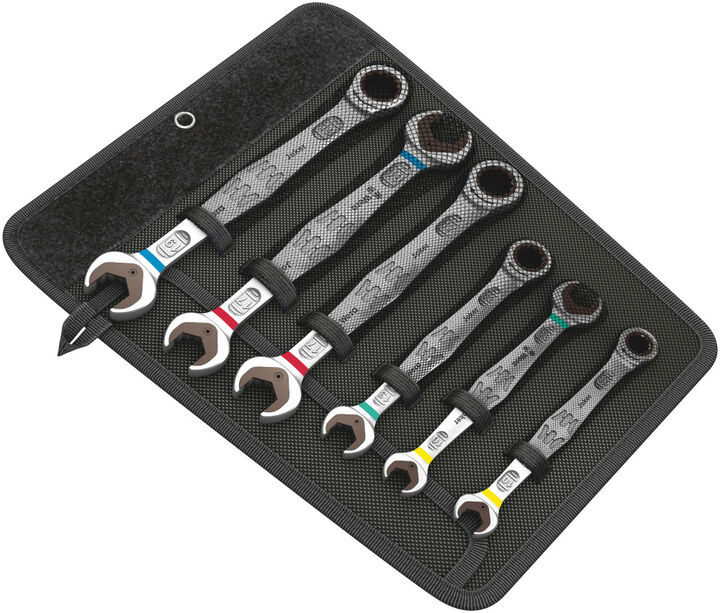 Wera Tools 6000/6002 Joker 6 Metric 1 Combination Ratchet/Double Wrench
