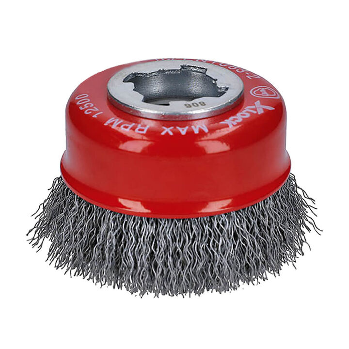 Diablo Tools 3 in. X-LOCK Carbon Steel Crimped Cup Brush