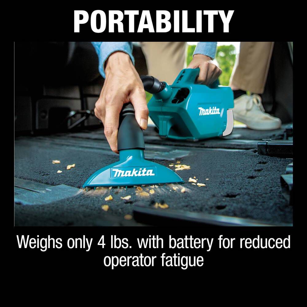 Makita 18V LXT Lithium-Ion Handheld Canister Vacuum (Bare Tool), large image number 6
