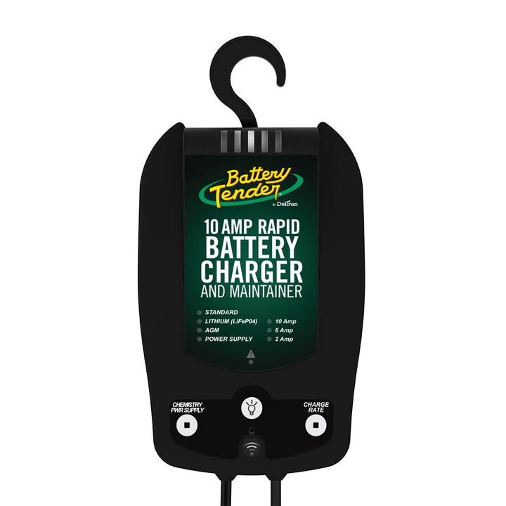 Battery Tender Battery Charger 12V 10A/6A/2A Selectable Chemistry