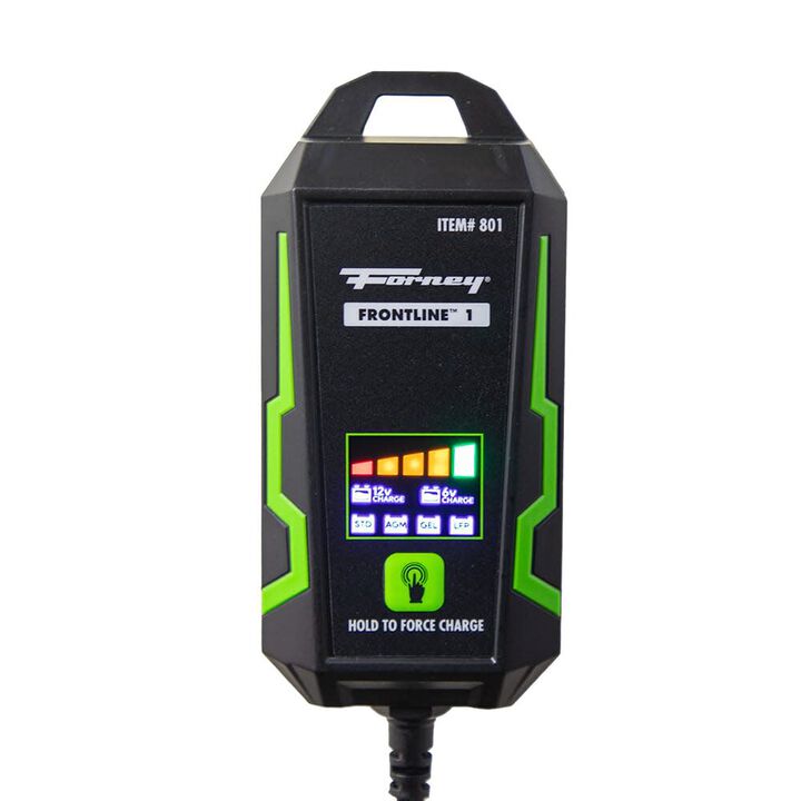 Forney Industries Frontline 120V 1A Smart Trickle Charger & Maintainer