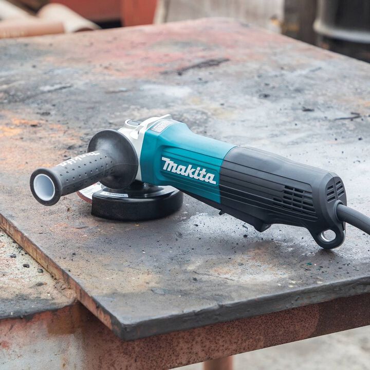 Makita 4-1/2in / 5in Paddle Switch Angle Grinder with Non-Removable Guard, large image number 11