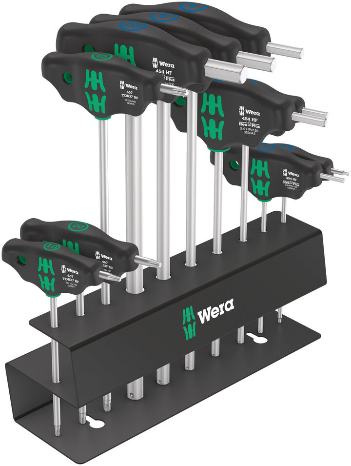 Wera Tools Bicycle Set 6 T-Handle Screwdriver Set 10pc