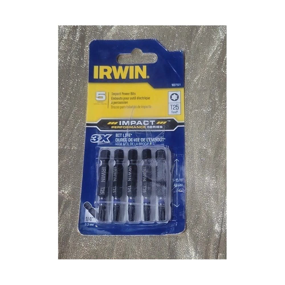 Irwin T25 Torx 1/4 Inch Shank Steel Impact Power Bit, large image number 2