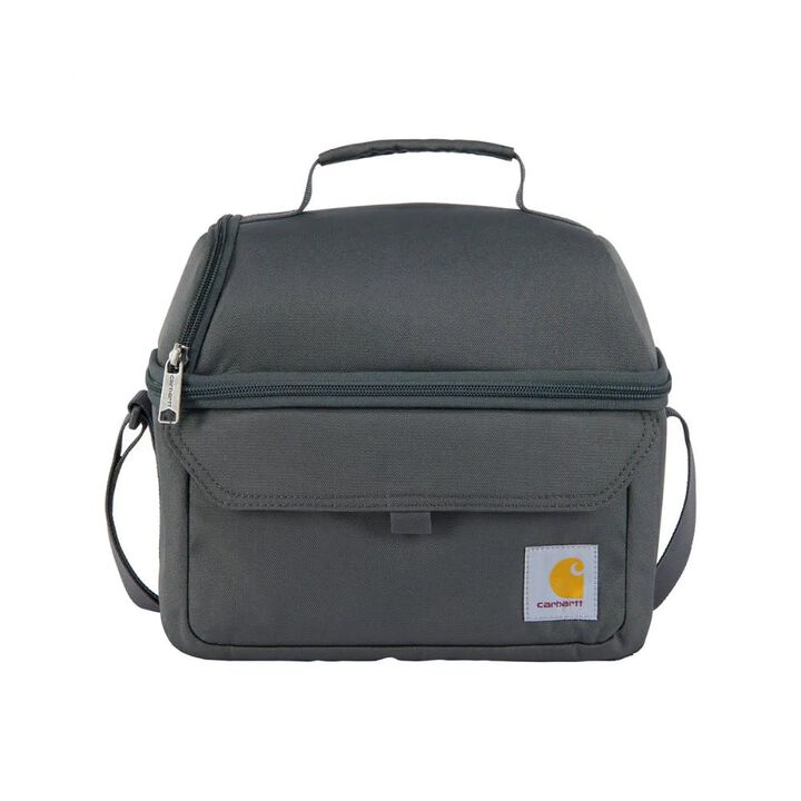 Carhartt Insulated 12 Can Two Compartment Lunch Cooler, One Size, Gravel