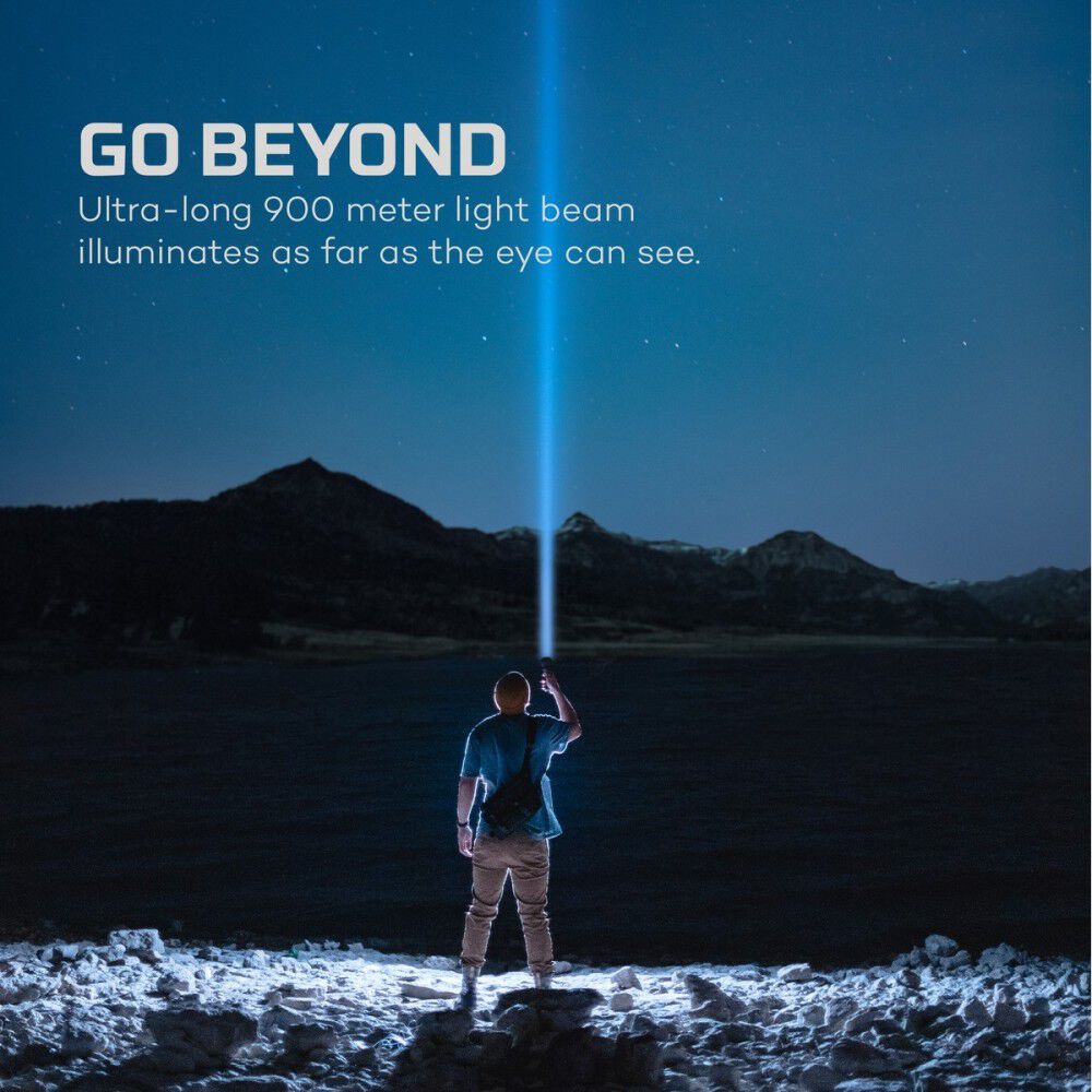 Nebo 500 Lumens Rechargeable Battery Half Mile Beam Flashlight, large image number 2