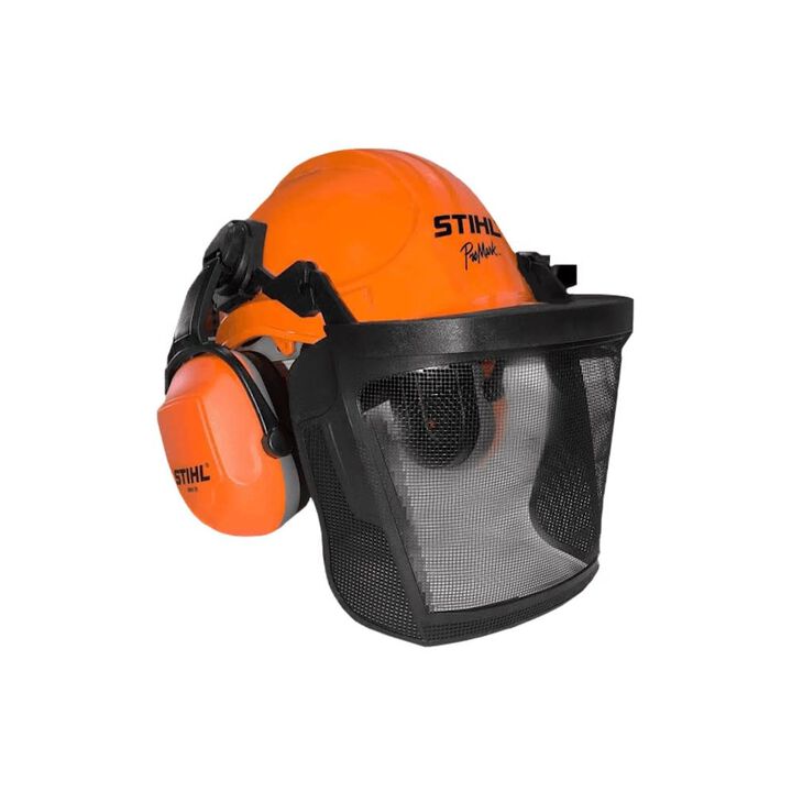 Stihl ProMark Helmet System & 32 Inch Apron Chaps Meshback Gloves Bundle, large image number 2