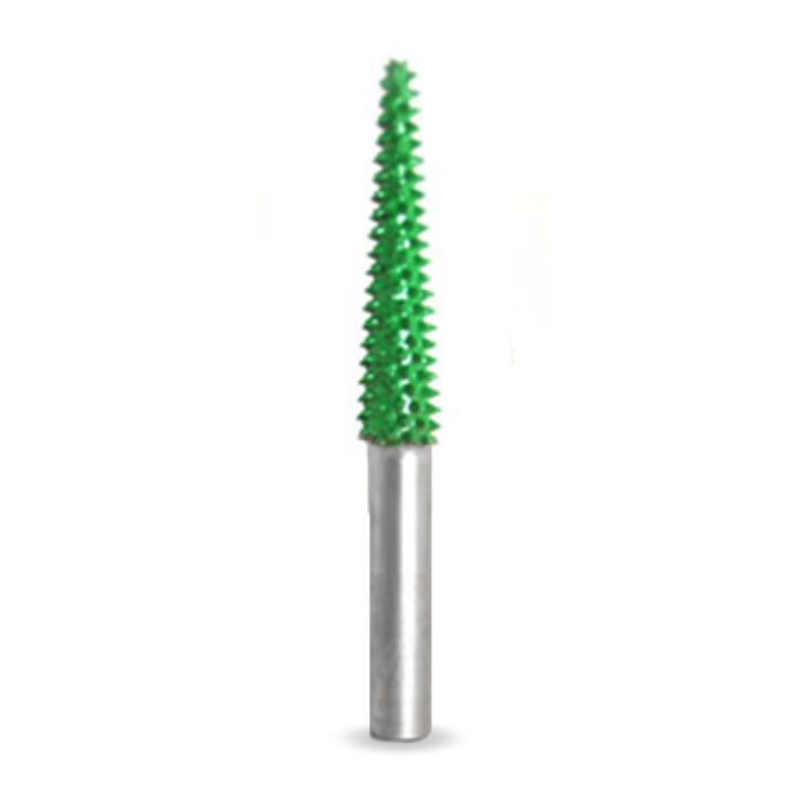 Saburrtooth 1/4in Shank Taper 1/4in Coarse Grit, large image number 0