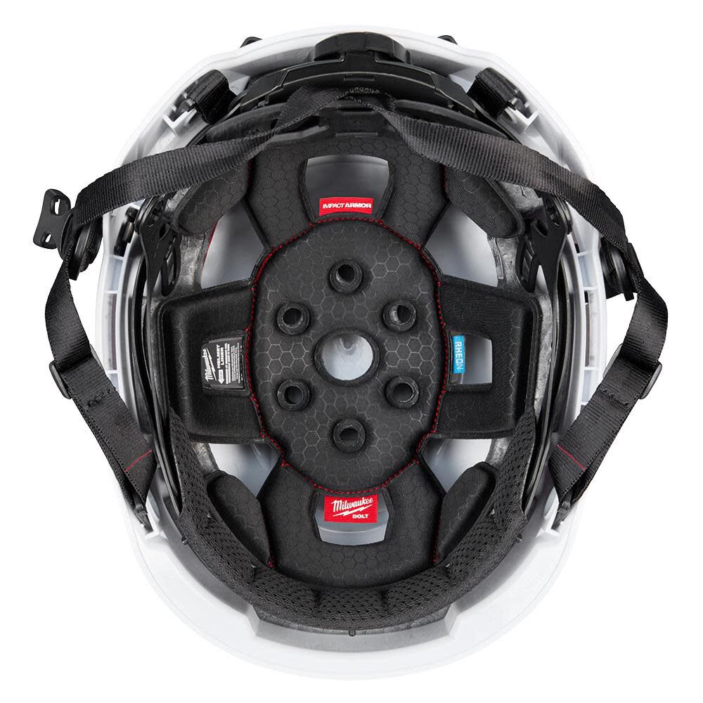 Milwaukee BOLT Blue Safety Helmet with IMPACT ARMOR Liner Type 2 Class E & USB Cooling Fan Bundle, large image number 12