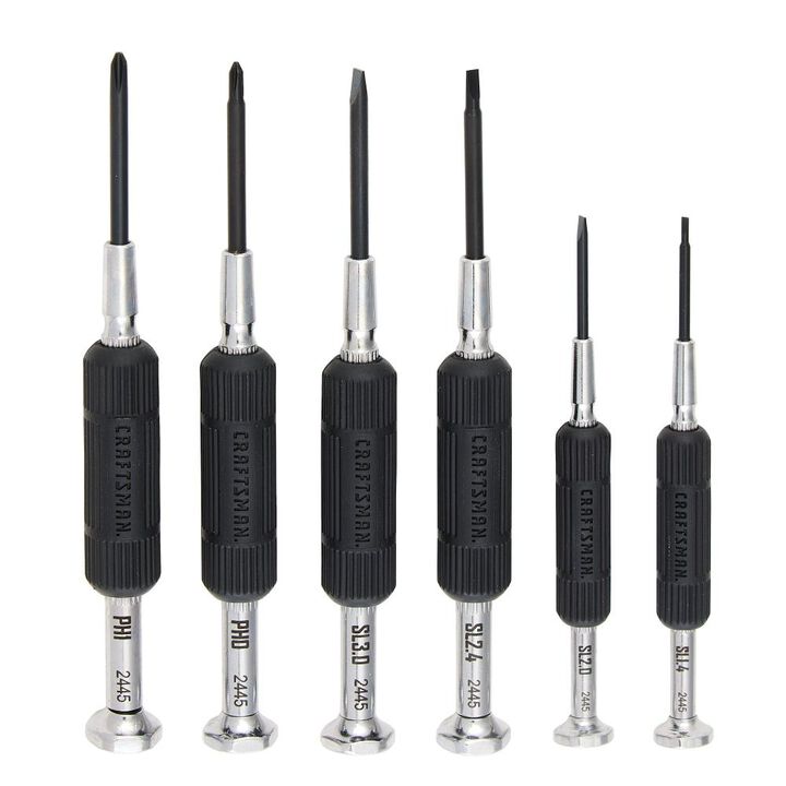 CRAFTSMAN Precision Screwdriver, 6 Pieces, large image number 2
