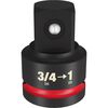 Milwaukee SHOCKWAVE Impact Duty Adapter 3/4inch Drive to 1inch Drive, small image number 1