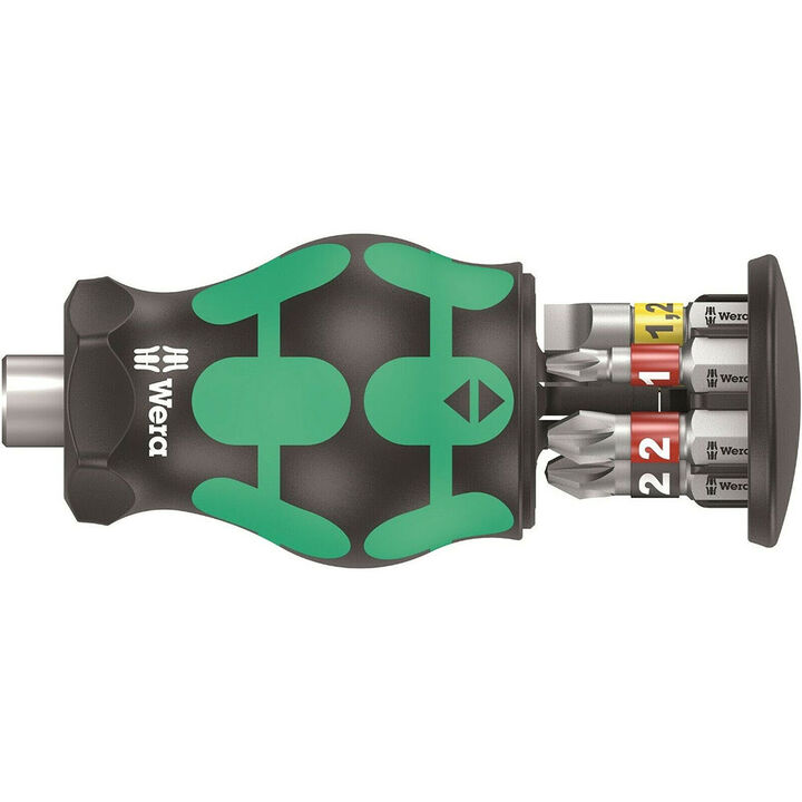 Wera Tools Kraftform Kompakt Stubby Magazine 2 Screwdriver with Bits