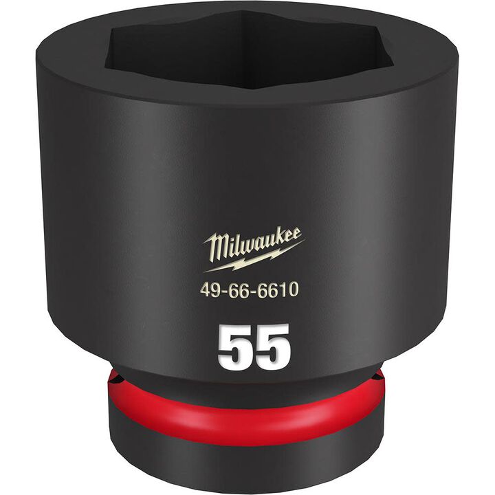 Milwaukee Impact Socket 1in Drive 55mm Standard 6 Point