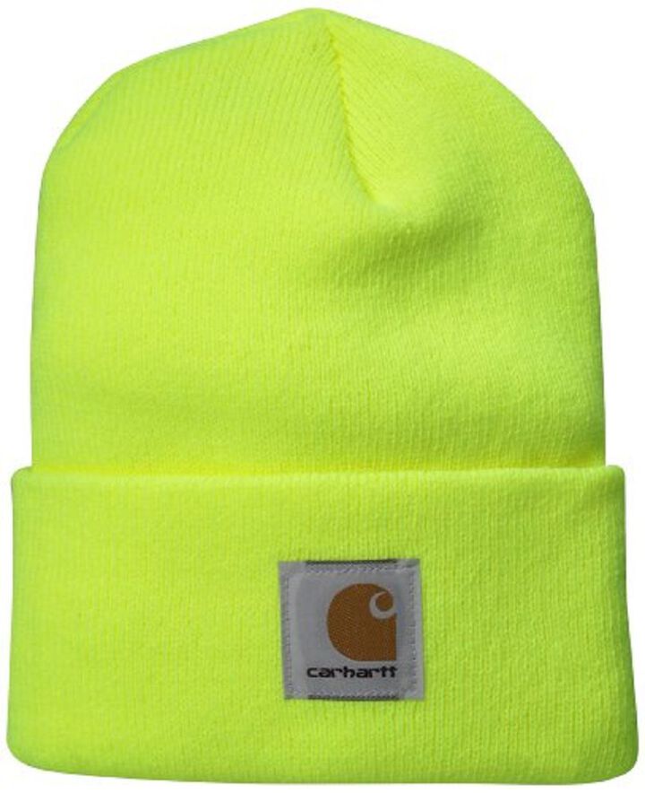 Carhartt A18 Men's Acrylic One Size Bright Lime Watch Hat