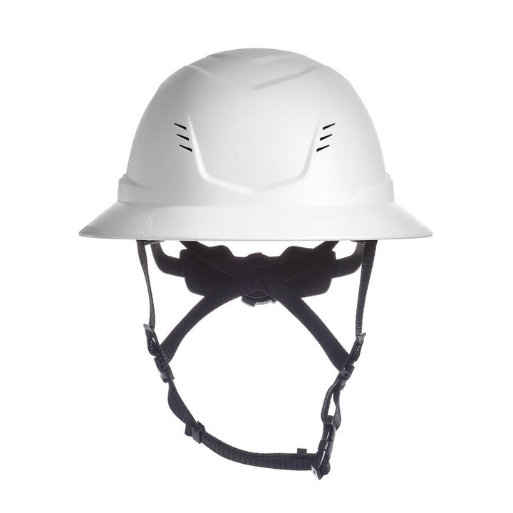 MSA Safety Works V-Gard H2 Full Brim Vented MIPS Safety Helmet White