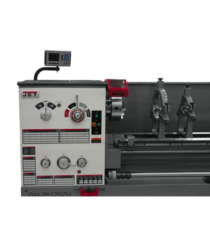 JET GH-26120ZH with Newall DP700 DRO Metalworking Lathe, large image number 3