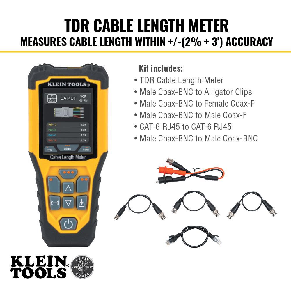 Klein Tools TDR Cable Length Meter, large image number 3