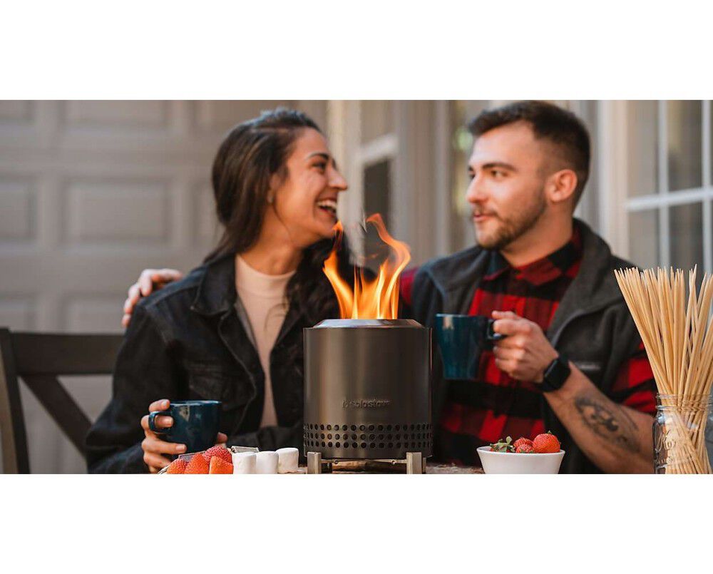 Solo Stove Mesa XL Tabletop Smokeless Fire Pit with Stand Stainless Steel, large image number 5