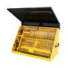 DEWALT 30 Inch x 15 Inch Black Lid and Yellow Body Triangle Toolbox - TOOLBOX ONLY, small image number 1