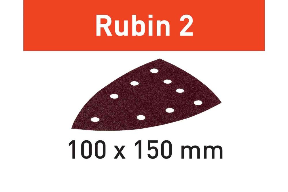 Festool Sanding Disc STF DELTA/9 P120 RU2/50 Rubin 2 50qty, large image number 1