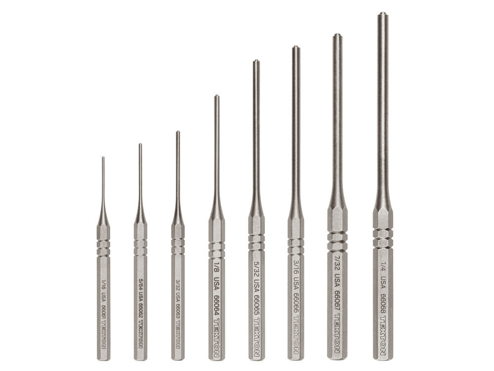 Tekton Roll Pin Punch Set, 8 Pieces (1/16-1/4 Inch), large image number 1