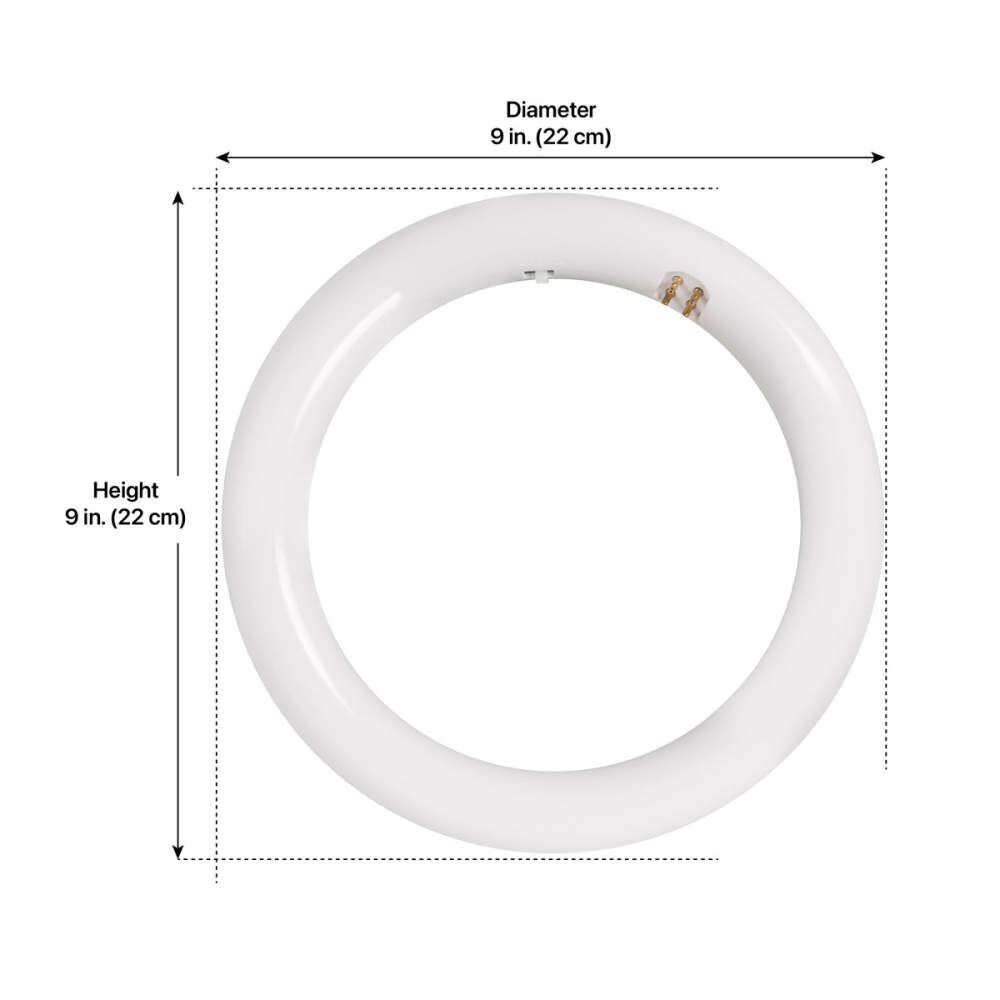 Feit Electric 9 Inch 16W 1400 Lumens T9 G10Q 4-Pin Circular LED Light White, large image number 2