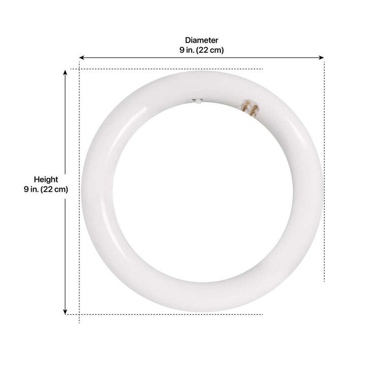 Feit Electric 9 Inch 16W 1400 Lumens T9 G10Q 4-Pin Circular LED Light White, large image number 1