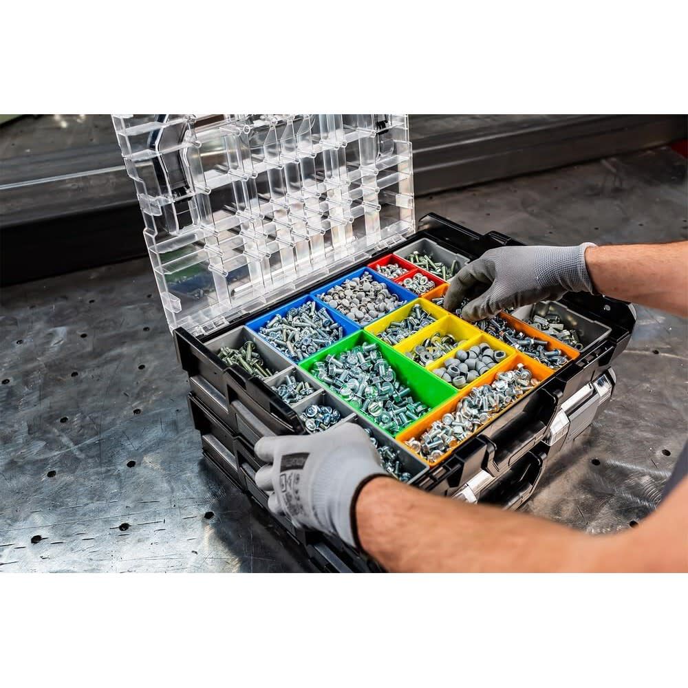 L-BOXX Model Number 102 Black Tool Box with Transparent Lid and Inset Box Set H3 Bundle, large image number 3