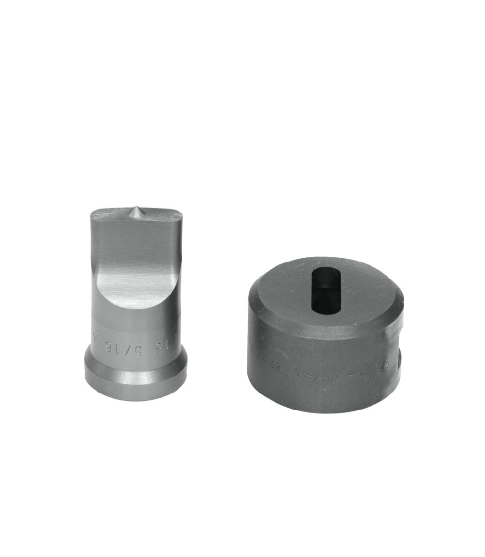Edwards 11/16 Inch Punch x 1-3/32 Inch Die Standard Oblong Punch & Die Set, large image number 2