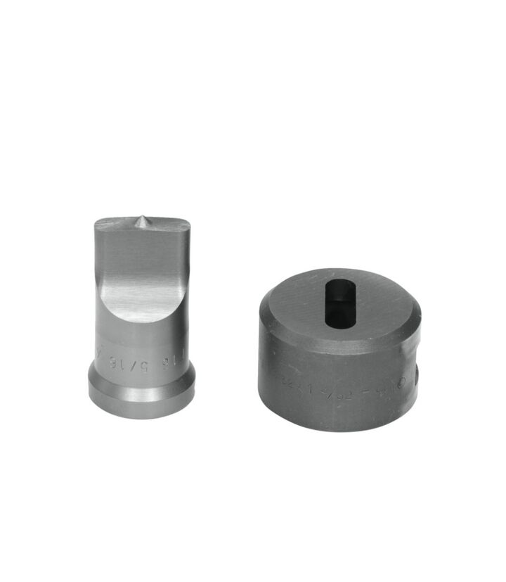 Edwards 11/16 Inch Punch x 1-3/32 Inch Die Standard Oblong Punch & Die Set