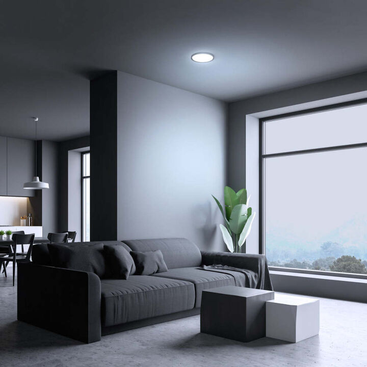 Feit Electric 1 Inch 13.7W 1100 Lumens LED Ceiling Light Fixture White, large image number 6