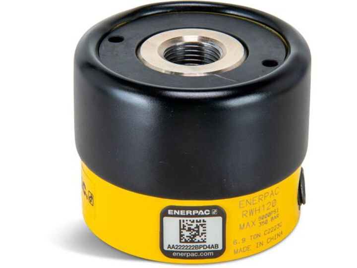 Enerpac RWH120 13800 Lbs Hollow Plunger Hydraulic Cylinder 0.32 Inch, large image number 2