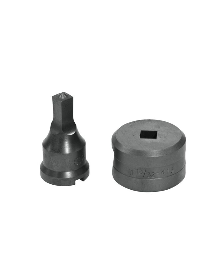 Edwards 3/8 Inch Punch x 13/32 Inch Die Square Punch & Die Set, large image number 0